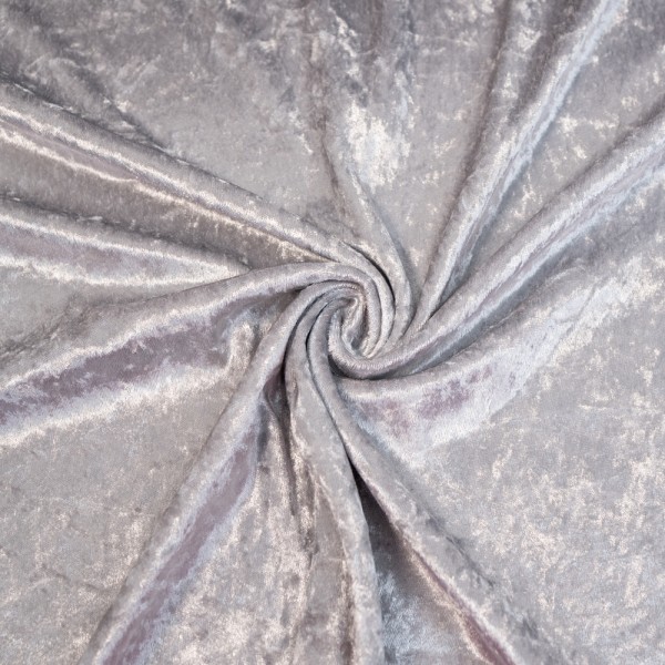 Pannesamt elastisch silber