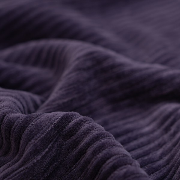 Breitcord Baumwolljersey beere dunkel