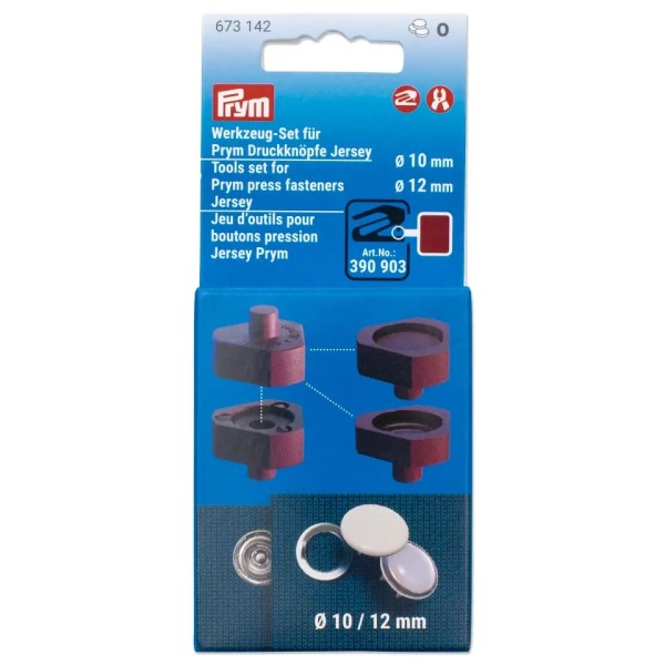 Prym Werkzeug-Set Druckknöpfe Jersey 10 +12mm