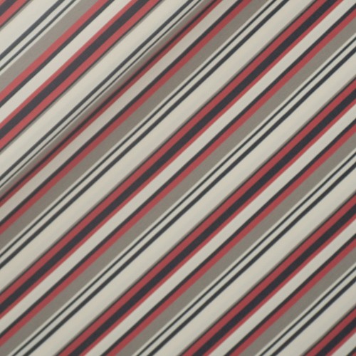 Bengaline Stretch Stripes ecru-beere-schwarz