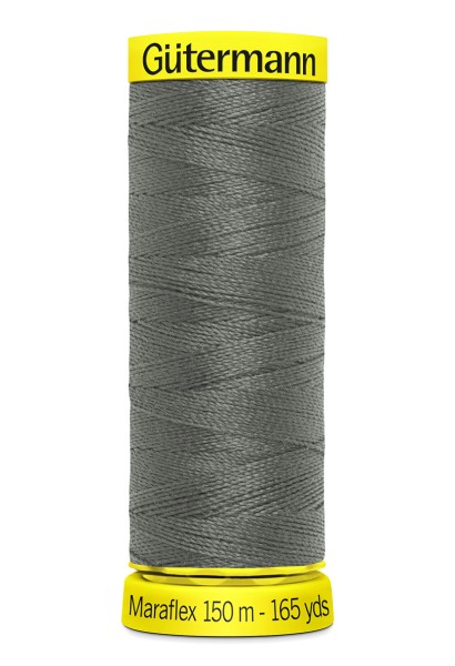 Elastisches Garn Gütermann Maraflex 150m grau dunkel Nr. 701