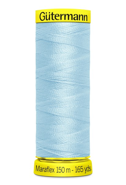 Elastisches Garn Gütermann Maraflex 150m hellblau Nr. 195