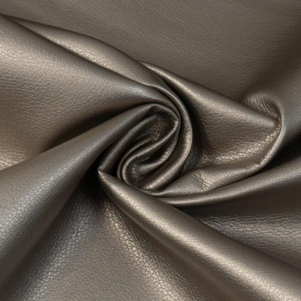 Metallic Soft Kunstleder taupe Deluxe