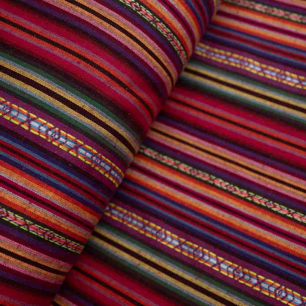 Webware Mexico Streifen bordeaux