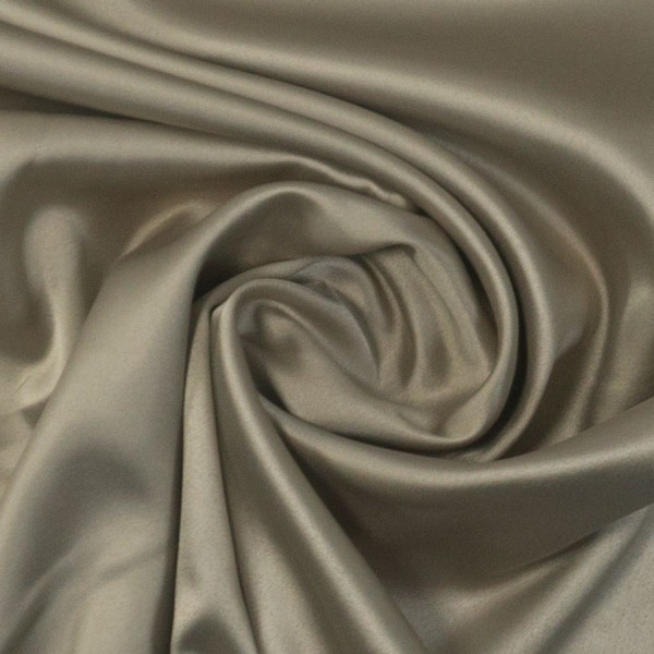 Satin Stretch Glänzend Uni beige