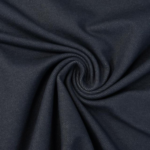 Sweat Jeansstoff dark navy