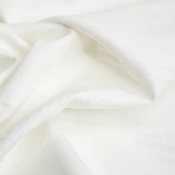Leinen Baumwolle weiß