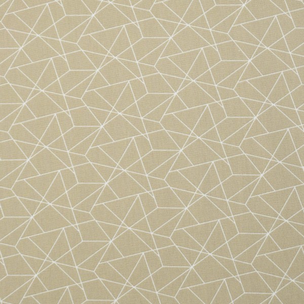 Baumwollwebware Triangles beige