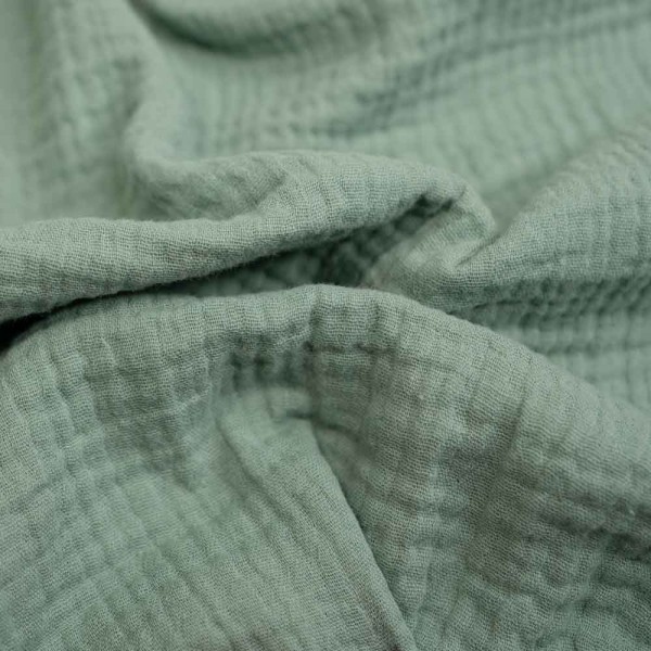 Musselin Double Gauze Amelie dusty mint