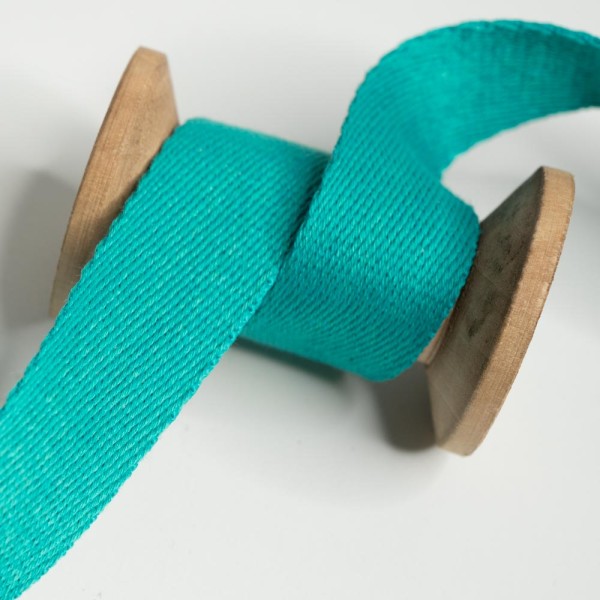 Soft Gurtband 25mm petrol