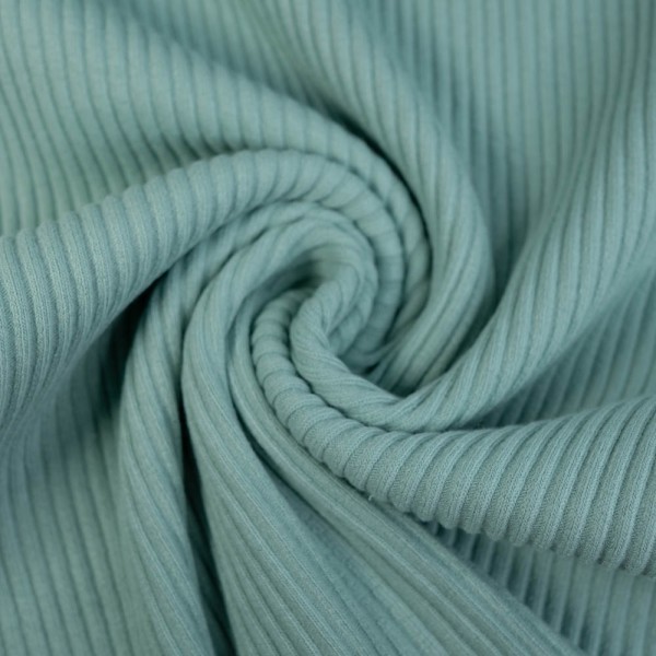 Grobstrick Bündchen salbei