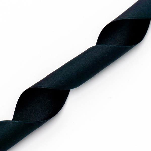 Satinband schwarz 3,8cm