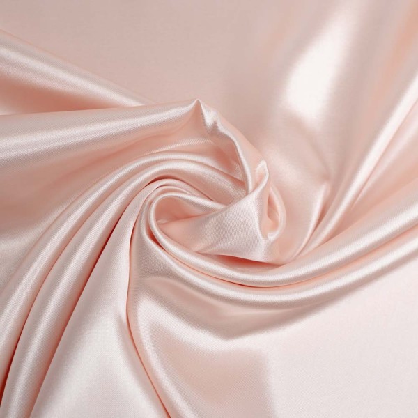 Satin Glänzend Uni nude