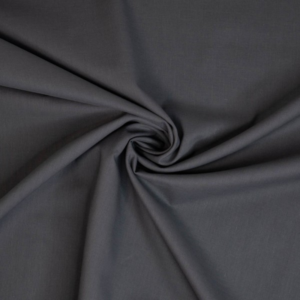 Voile Batist Baumwolle anthrazit