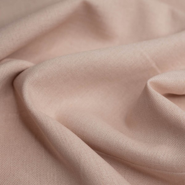 Viskose Leinen puderrosa