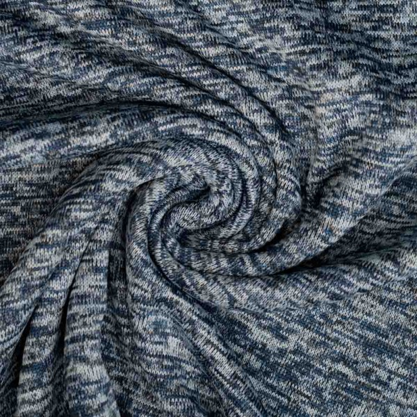 Nakatana Strick Fleece melange jeansblau hell