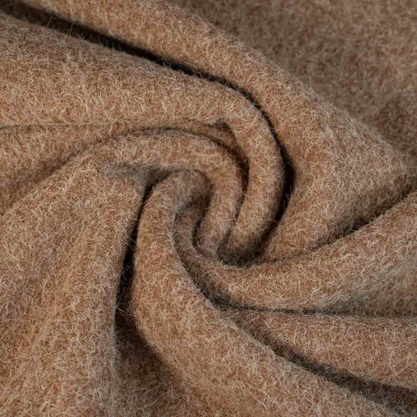 Mantelflausch gebürstet rehbraun