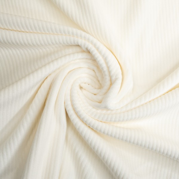 Feincord Jersey SOFT ecru