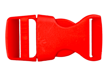 Rucksackschließe rot 40mm Kunststoff