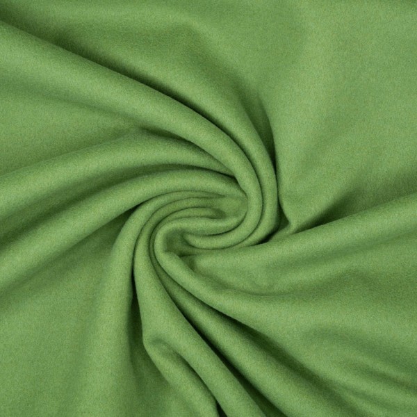 Mantelstoff Velour oliv