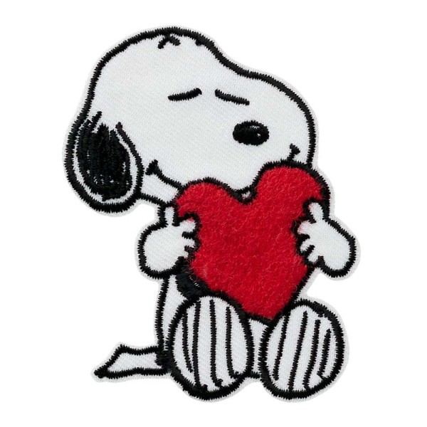 Applikation Peanuts Snoopy Herz