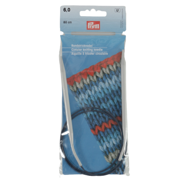 Prym Rundstricknadel Stärke 6mm, 80cm