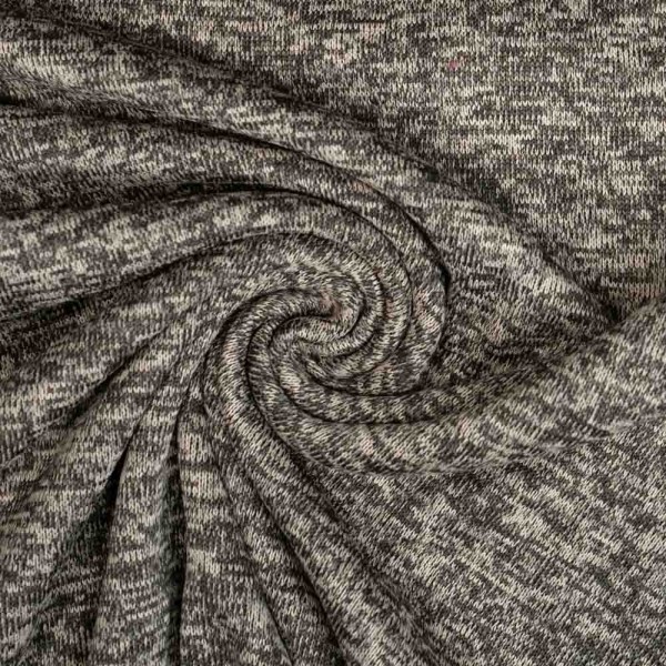 Nakatana Strick Fleece melange taupe