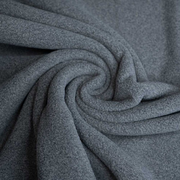 Active Fleece melange rauchblau