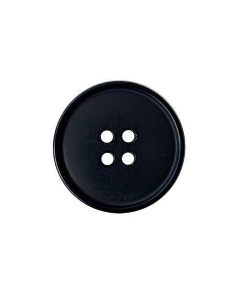 Modeknopf rund 25mm schwarz