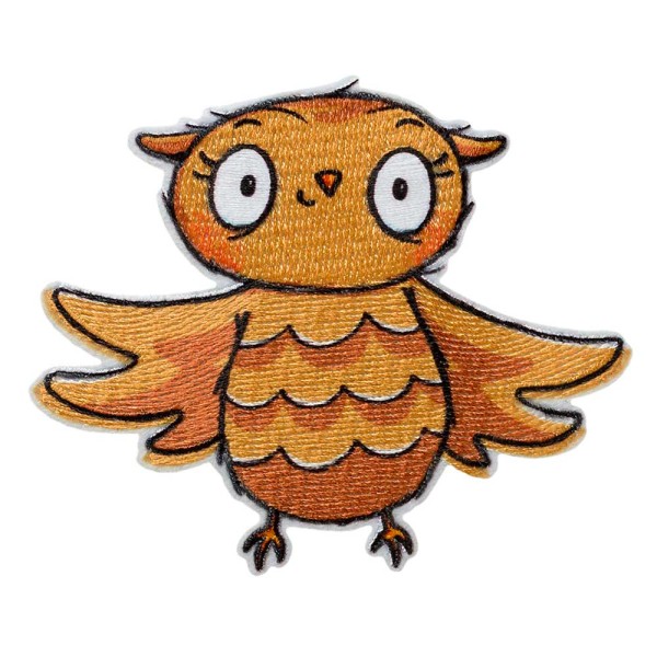 Applikation kleine Eule