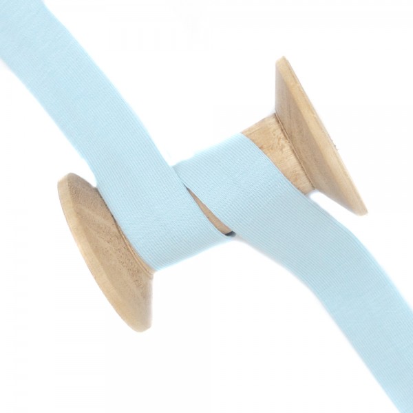 Jerseyschrägband Soft Uni pastellblau