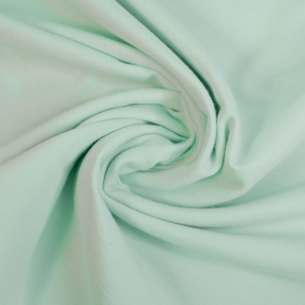 Baumwolljersey Uni Lena pastellmint