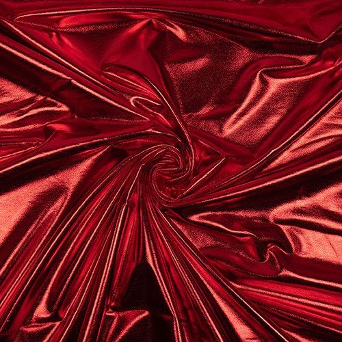 Folienjersey Metallic rot