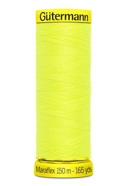 Elastisches Garn Gütermann Maraflex 150m neongelb Nr. 3835