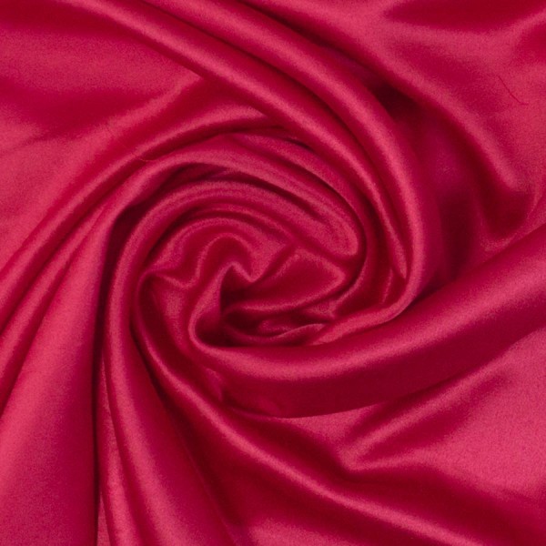 Satin Stretch Glänzend Uni pink-beere