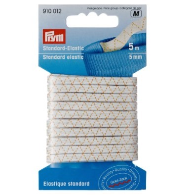 Prym 5 Meter Standard-Elastic weiß