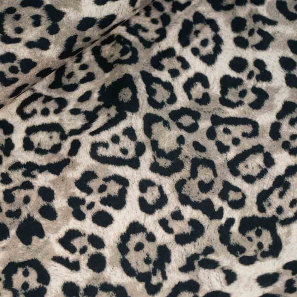 Viskosewebware Leo beige