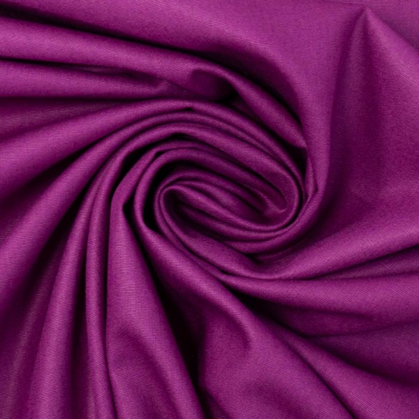 Edle Baumwollwebware aubergine