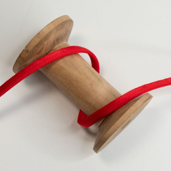 Satin Gummiband 8mm rot