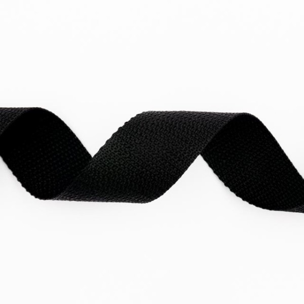 Gurtband Grobmaschig 40mm schwarz