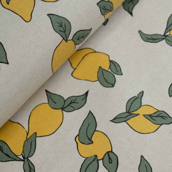 Canvas beschichtet Zitronen natur