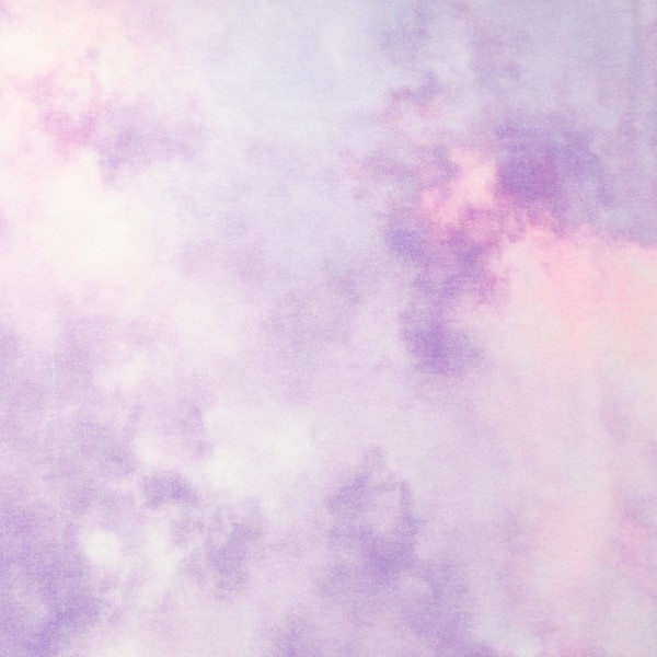 Bio-Baumwolljersey Tie-Dye flieder