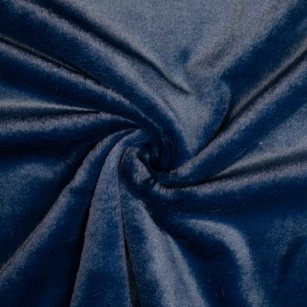 Kunstfell Plüsch Soft navy