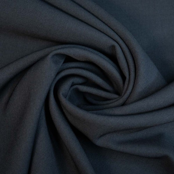 Twill Wool Touch meliert navy