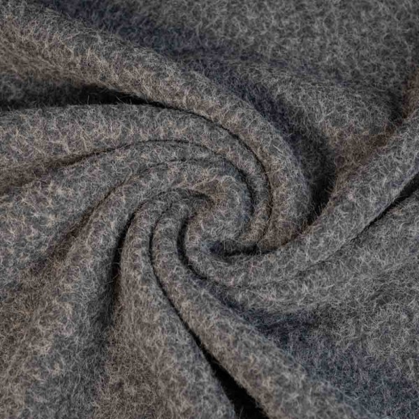 Mantelflausch gebürstet anthra