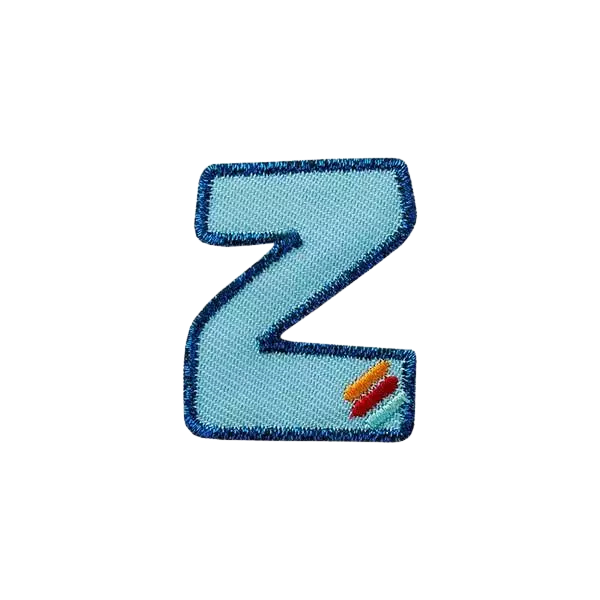 Applikation Buchstabe Z