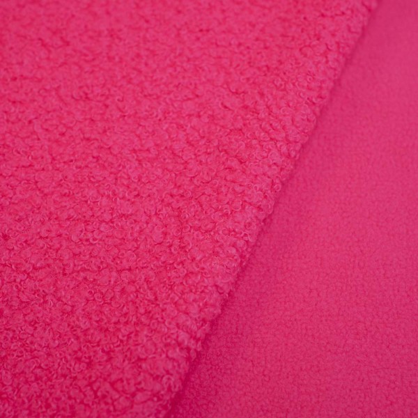 Jacken- & Mantelteddy Dick mit Fleece neon pink
