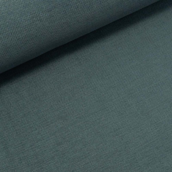 Jacquard Dekostoff Velour Samba stahlblau