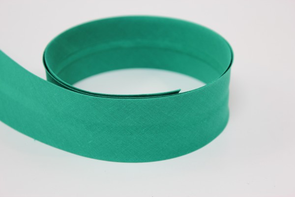 Schrägband 2 oder 4cm breit vorgefalzt apfelgrün Ökotex 100