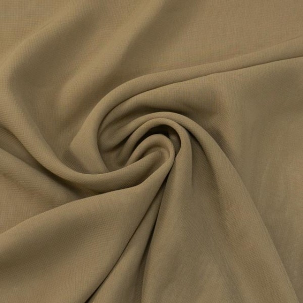 Chiffon Uni taupe